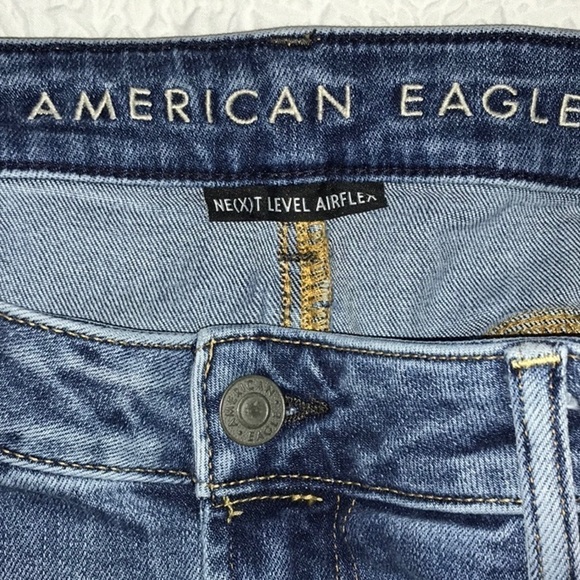 AE OUTFITTERS NEXT LEVEL SLIM AIRFLEX+ PATCHED DISTRESSED JEAN - Picture 10 of 16